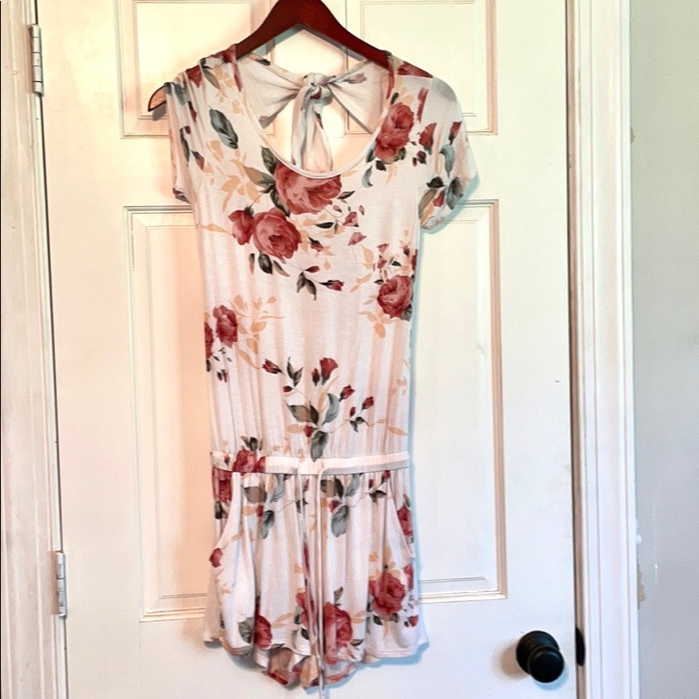 Pink Lily Romper